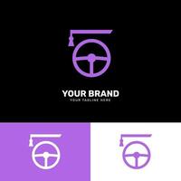 einfaches, minimalistisches, modernes, einzigartiges Logo-Design vektor