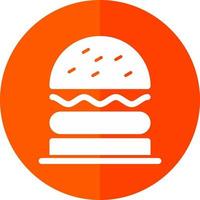 Burger-Sandwich-Vektor-Icon-Design vektor