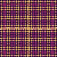 Tartan-Plaid mit Nachtfarbmuster. vektor