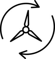 Vektorsymbol für erneuerbare Energien vektor