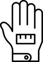 Rennen Handschuhe Vektor Symbol