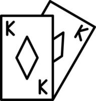 Karte Spiel Vektor Symbol