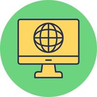 global online Vektor Symbol