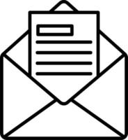 Mail Job Angebot Vektor Symbol