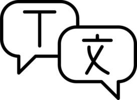 Sprachvektorsymbol vektor