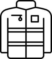 Feuerwehrmann Uniform Vektor Symbol