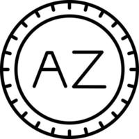 azerbaijan ringa koda vektor ikon