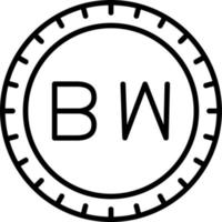 botswana ringa koda vektor ikon
