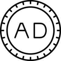 Andorra wählen Code Vektor Symbol