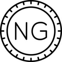 Nigeria wählen Code Vektor Symbol