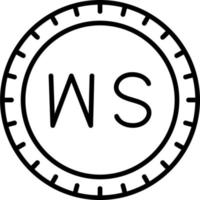 Samoa wählen Code Vektor Symbol