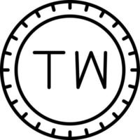 Taiwan wählen Code Vektor Symbol