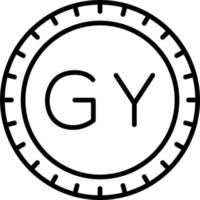 Guyana wählen Code Vektor Symbol