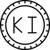 kiribati wählen Code Vektor Symbol