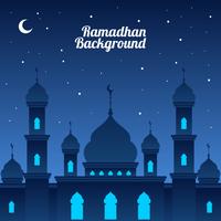 Nacht Ramadhan Hintergrund Vektor