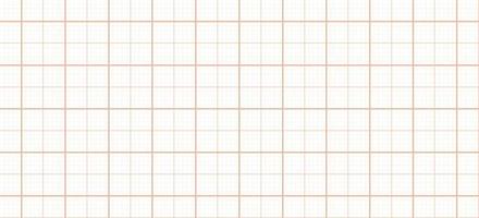 Orange Millimeter Graph Papier Gitter Hintergrund. nahtlos Muster Mathematik Papier Textur. wünschen zum Architekt planen, Schule Projekt. Vektor Illustration