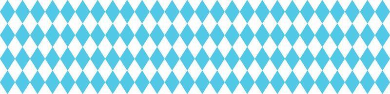 bayerisches muster für das oktoberfest. deutsche blaue Rautenstruktur. Vektor-Illustration vektor