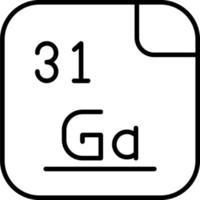 Gallium Vektor Symbol