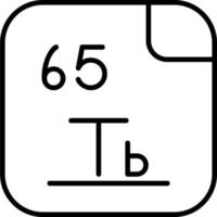 Terbium Vektor Symbol