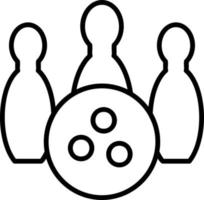 Bowling-Vektor-Symbol vektor