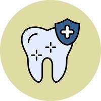 Zahn Schutz Vektor Symbol