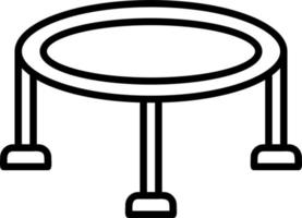 Trampolin-Vektor-Symbol vektor