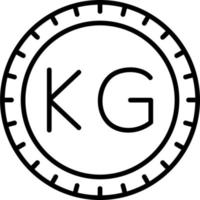 Kirgisistan wählen Code Vektor Symbol