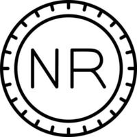 Nauru wählen Code Vektor Symbol