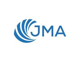 jma abstrakt Geschäft Wachstum Logo Design auf Weiß Hintergrund. jma kreativ Initialen Brief Logo Konzept. vektor