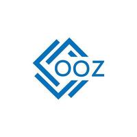 ooz brev logotyp design på vit bakgrund. ooz kreativ cirkel brev logotyp begrepp. ooz brev design. vektor