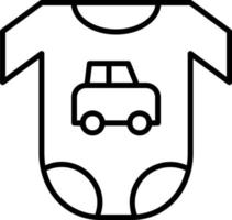 Baby Kleidung Vektor Symbol