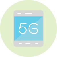 5g Tablette Vektor Symbol