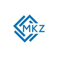 mkz brev logotyp design på vit bakgrund. mkz kreativ cirkel brev logotyp begrepp. mkz brev design. vektor