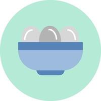 kokt ägg vektor ikon