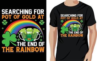 st. Patrick's Day T-Shirt-Design vektor