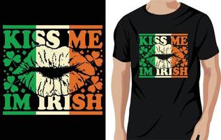 st. Patricks dag t-shirt design vektor