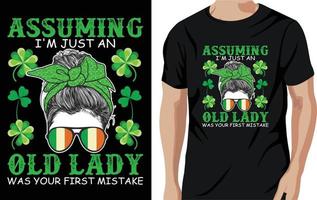 st. Patrick's Day T-Shirt-Design vektor