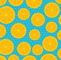 Orangenscheiben Hintergrund, Zitrusfrucht vektor