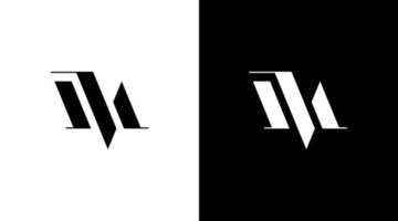 Brief m Logo Techno futuristisch Vektor Monogramm Initiale Illustration Symbol Stil Design Vorlage