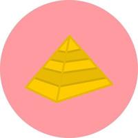 Symbol für Pyramidenvektor vektor