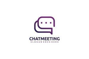 Chat-Logo vektor