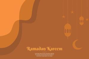 Vektor Illustration von ein Ramadan Hintergrund, geeignet zu Sein benutzt wie ein Hintergrund zum Ihre Geschäft Design