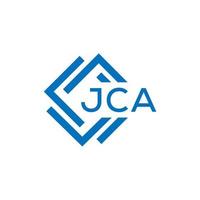 jca brev logotyp design på vit bakgrund. jca kreativ cirkel brev logotyp begrepp. jca brev design. vektor