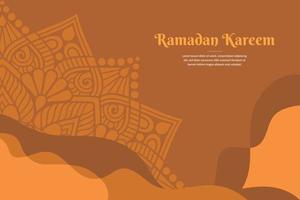 Vektor Illustration von ein Ramadan Hintergrund, geeignet zu Sein benutzt wie ein Hintergrund zum Ihre Geschäft Design