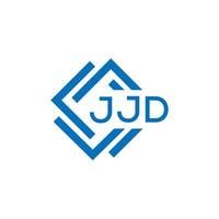 jjd Brief Logo Design auf Weiß Hintergrund. jjd kreativ Kreis Brief Logo Konzept. jjd Brief Design. vektor