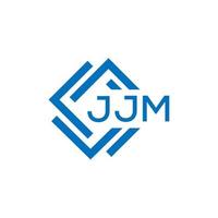 jjm Brief Logo Design auf Weiß Hintergrund. jjm kreativ Kreis Brief Logo Konzept. jjm Brief Design. vektor