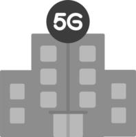 5g huvudkontoret vektor ikon