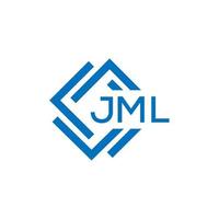 jml Brief Logo Design auf Weiß Hintergrund. jml kreativ Kreis Brief Logo Konzept. jml Brief Design. vektor