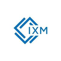 ixm Brief Logo Design auf Weiß Hintergrund. ixm kreativ Kreis Brief Logo Konzept. ixm Brief Design. vektor