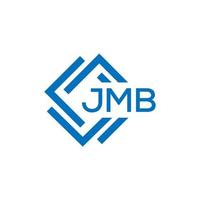 jmb brev logotyp design på vit bakgrund. jmb kreativ cirkel brev logotyp begrepp. jmb brev design. vektor